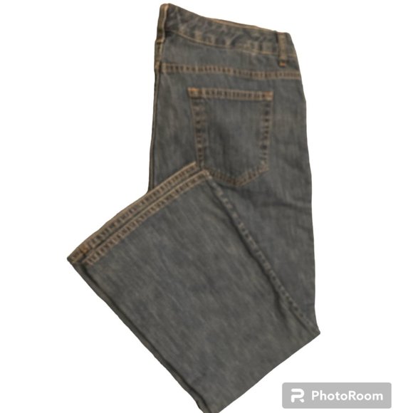 Women's Lands End Cropped Jeans, Size 14 - Picture 4 of 4